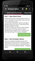 Shortcut for Enable & Disable Developer Options screenshot 1