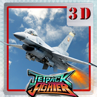 Fly F18 Jet Fighter 3D Airplane Free Game Attack ícone