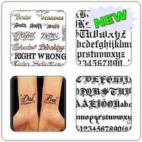 Tattoo Font and Lettering Ekran Görüntüsü 3