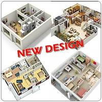 3D Minimalist Home Plan 2018 پوسٹر