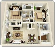 3D Minimalist Home Plan 2018 اسکرین شاٹ 3