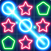 puzzle de bloc lumineux icon