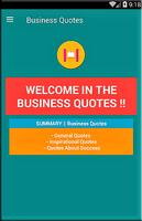 Business Quotes poster