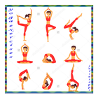 Exercices de yoga icône