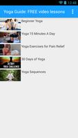 Yoga Guide: FREE Video Lessons Affiche