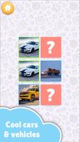 Cars Memory Match for kids স্ক্রিনশট 1