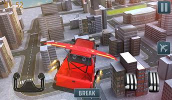 Futuristic fly Limousine game imagem de tela 2