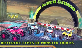 3D Monster Truck Derby Stunt Affiche