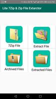 Lite 7z & 7Zip File Extarctor Affiche