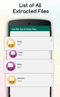 Lite Rar Zip & Unzip File capture d'écran 2