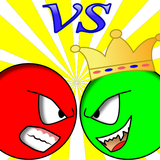 Red Ball vs Green King icône