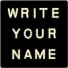 Icona Scrivi il tuo nome