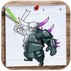 How to Draw and Colour Clash Of Clans-icoon
