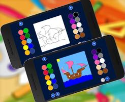 coloring pages for kids تصوير الشاشة 2
