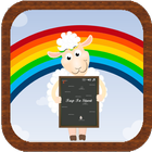 Sheep Jumper Chalkboard أيقونة