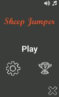 Sheep Jumper Chalkboard poster