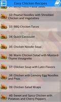 Chicken Recipes Easy imagem de tela 1