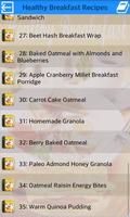 Healthy Breakfast Recipes captura de pantalla 1