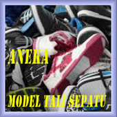 aneka model tali sepatu icon