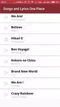 Songs And Lyrics One Piece For Android Apk Download