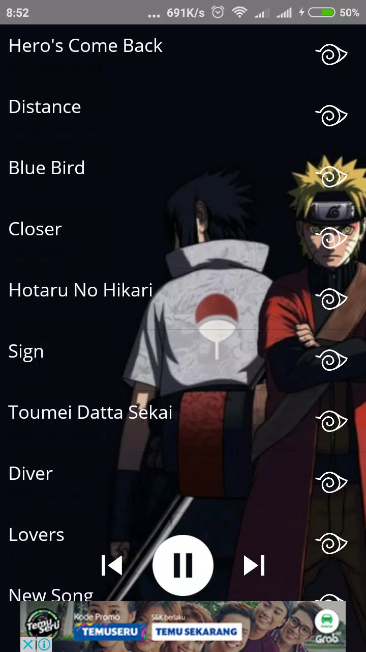 Songs and Lyrics - Naruto Shippuden APK pour Android Télécharger