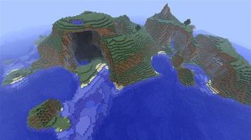 Island Seed For Minecraft Affiche