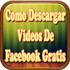 Como Descargar Videos de Facebook Gratis أيقونة