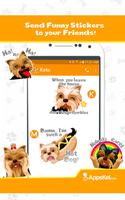 Yorkie Emoji - Yorkshire Terrier Dog Stickers 截圖 3