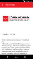 Yörük Hidrolik 截圖 2