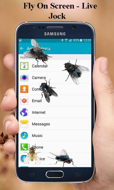 Fly download. Fly. Flyscreen profile. Animals in Phone Screen Prank and joke. 3d animals in Phone Screen Prank and joke.