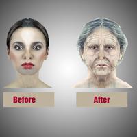 face aging transformer prank постер