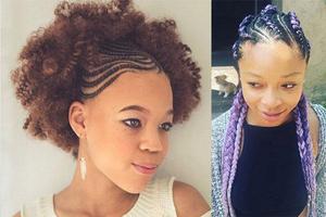 Cornrow braid hairstyles captura de pantalla 1