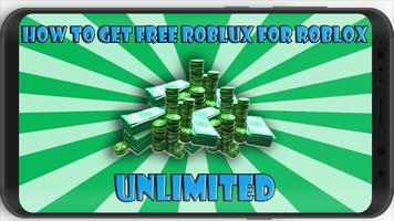 How To Get Free Robux For Roblox โปสเตอร์