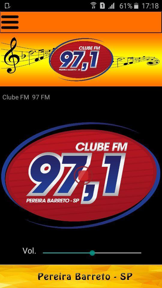 Радио фм 97.6. Apps Clube. Fm Clube Teresina.