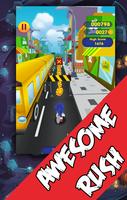 Sonic Flash Speed Rush 3D الملصق