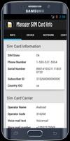 Manager SIM Card Info پوسٹر