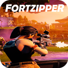 Fortzipper Royale Lock Screen Battle icon
