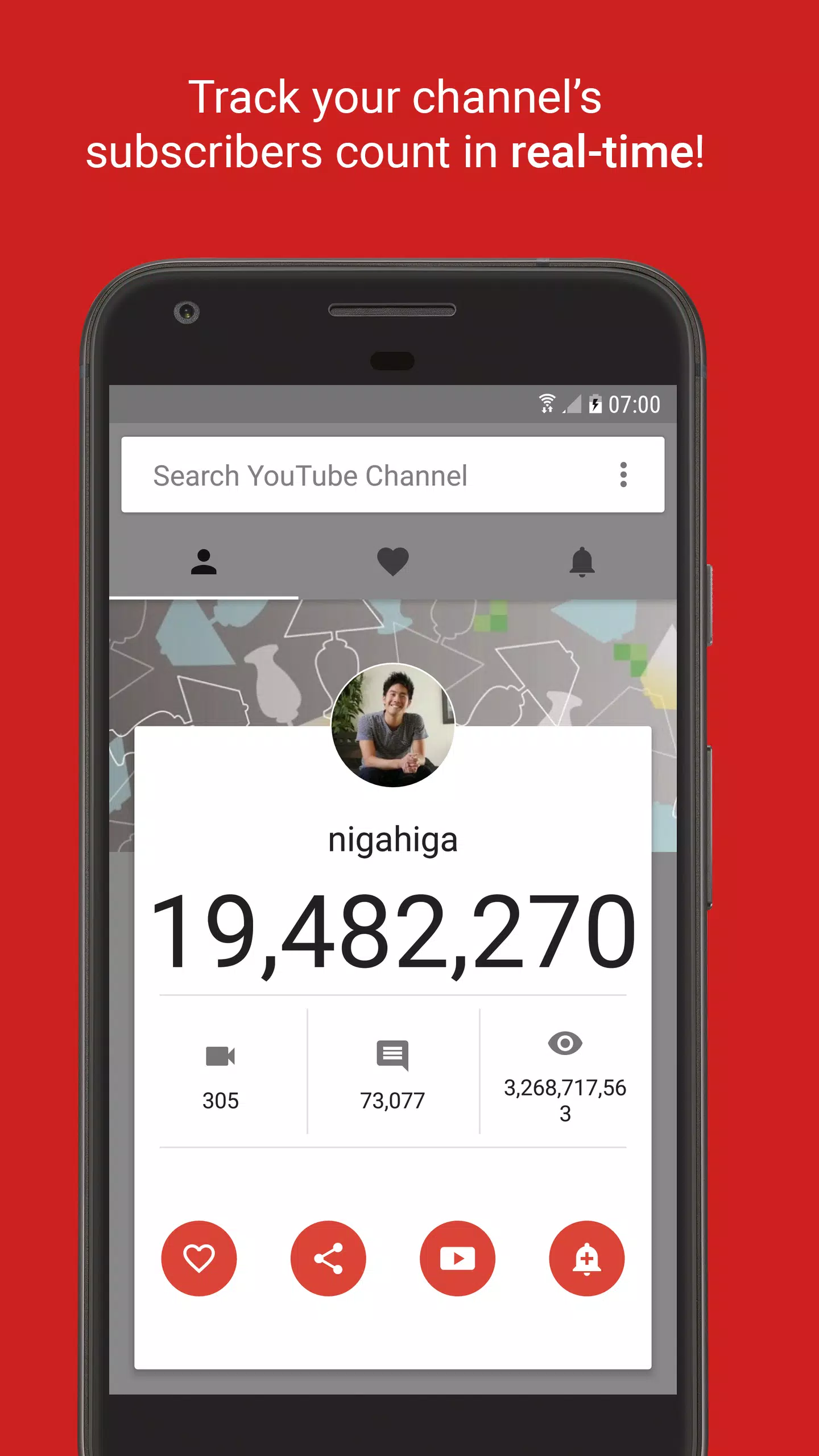 Live  Subscriber Count APK pour Android Télécharger