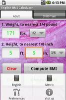 برنامه‌نما Child Adult BMI Calculator عکس از صفحه