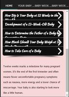 Your Baby Week By Week تصوير الشاشة 1