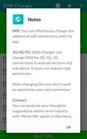 DNS Changer - 3G / 4G / WiFi স্ক্রিনশট 1