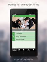 Work Timesheet الملصق
