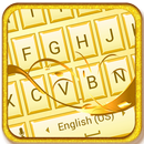 APK Gold Easy Urdu Emoji Keyboard