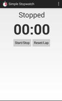 Simple Stopwatch - Lite اسکرین شاٹ 2