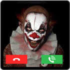 Fake call from killer clown icon