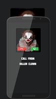 Fake call from killer clown poster
