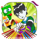 Ben 10 cartoon Coloring Book icon