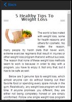 Weight Loss Tips screenshot 2