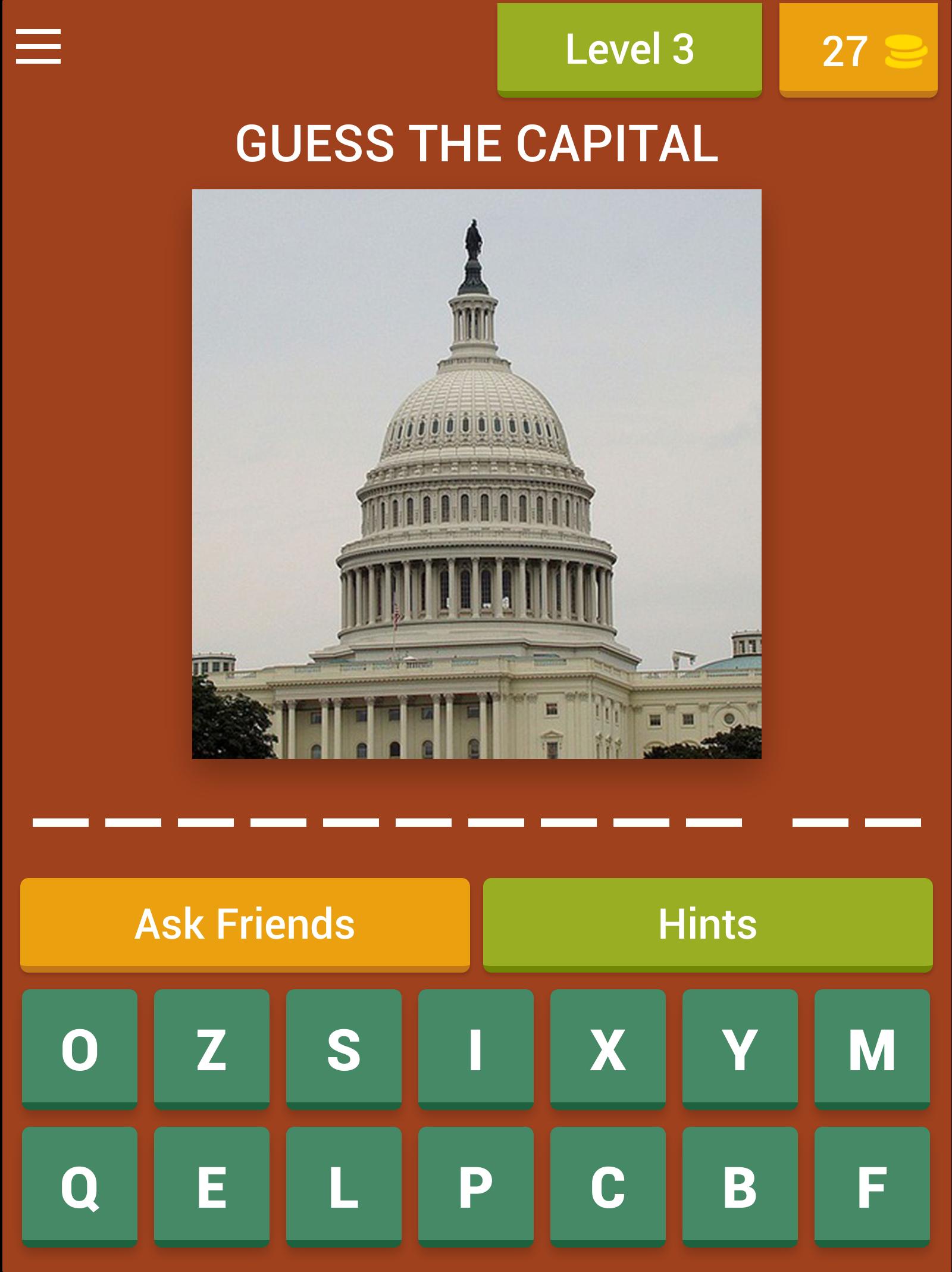 Capital city quiz for Android - APK Download