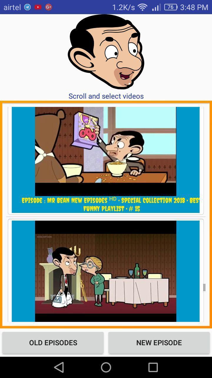 Mr Bean cartoon APK pour Android Télécharger